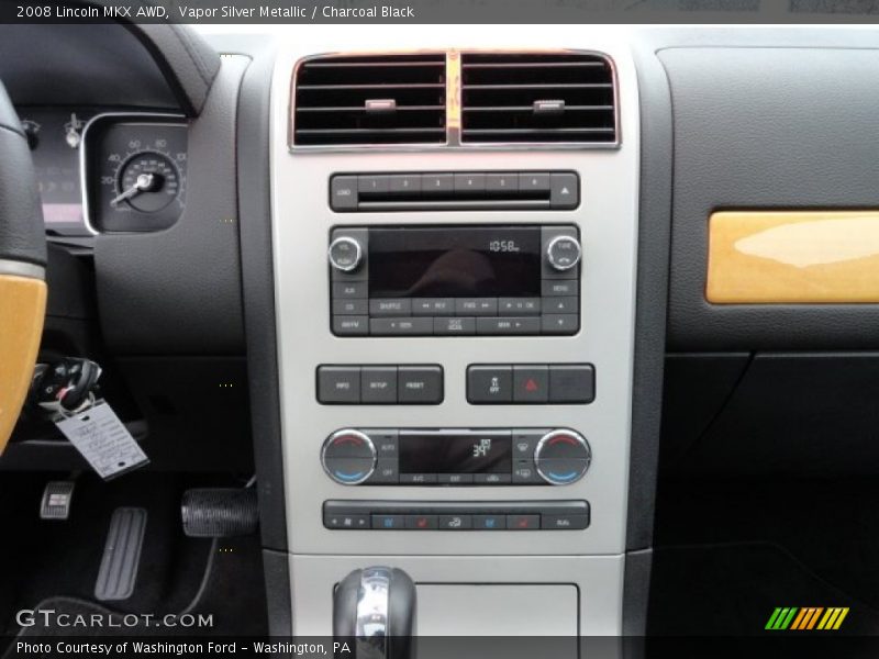 Vapor Silver Metallic / Charcoal Black 2008 Lincoln MKX AWD