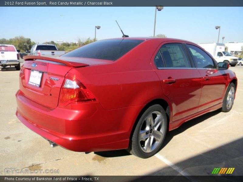 Red Candy Metallic / Charcoal Black 2012 Ford Fusion Sport