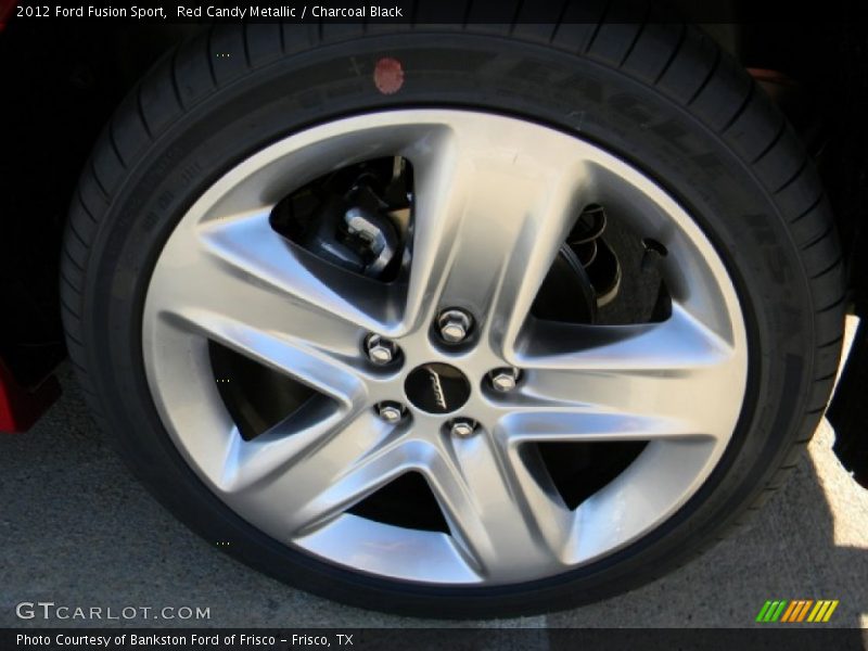 Red Candy Metallic / Charcoal Black 2012 Ford Fusion Sport