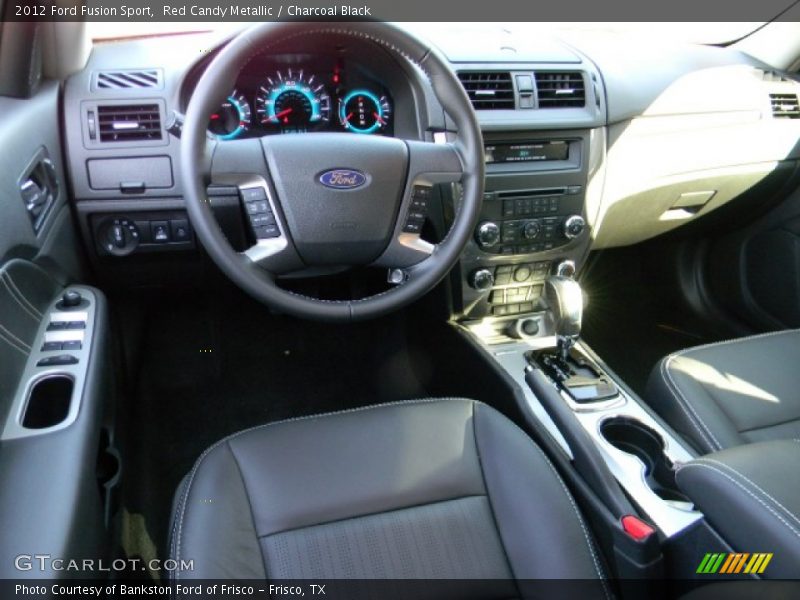 Red Candy Metallic / Charcoal Black 2012 Ford Fusion Sport