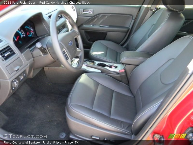 Red Candy Metallic / Charcoal Black 2012 Ford Fusion Sport