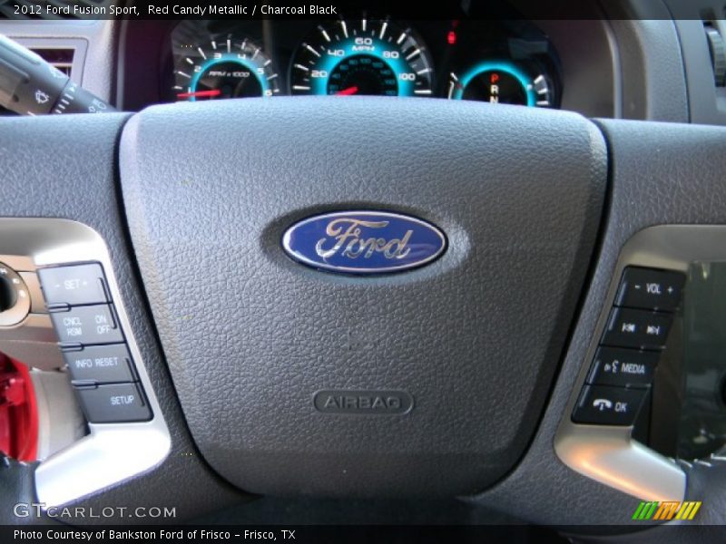 Red Candy Metallic / Charcoal Black 2012 Ford Fusion Sport