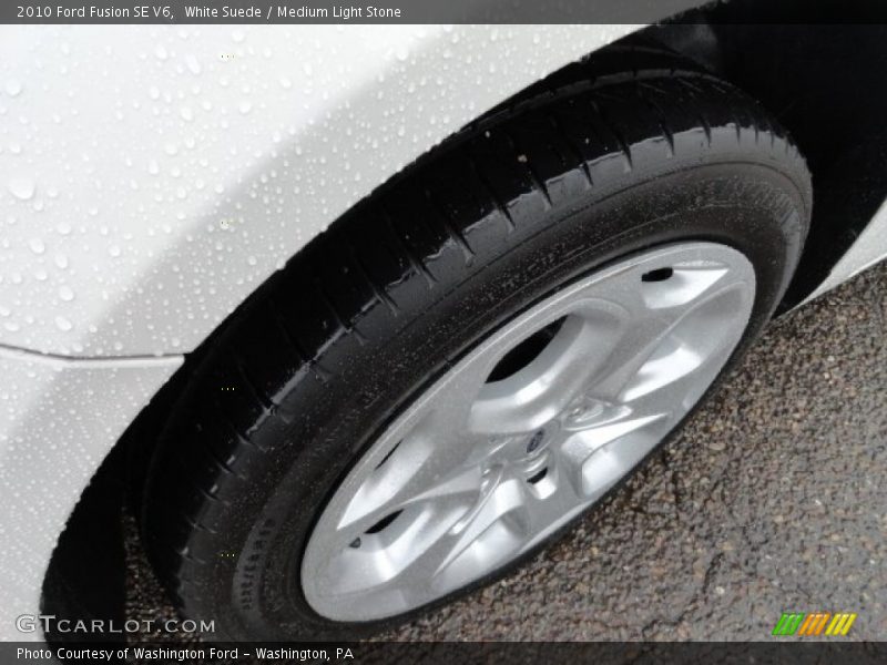 White Suede / Medium Light Stone 2010 Ford Fusion SE V6