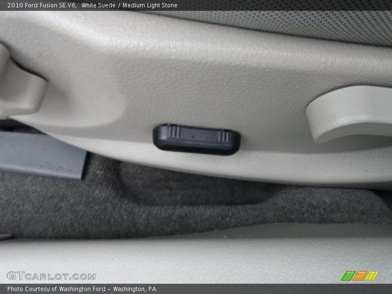 White Suede / Medium Light Stone 2010 Ford Fusion SE V6