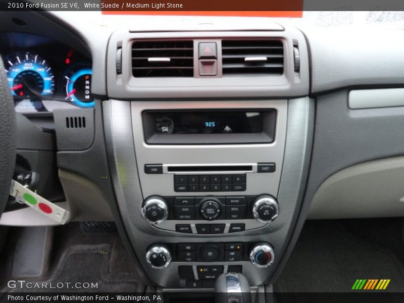 White Suede / Medium Light Stone 2010 Ford Fusion SE V6