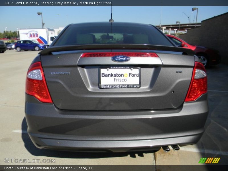 Sterling Grey Metallic / Medium Light Stone 2012 Ford Fusion SE