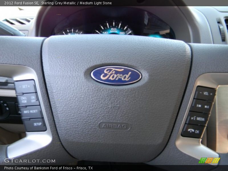 Sterling Grey Metallic / Medium Light Stone 2012 Ford Fusion SE