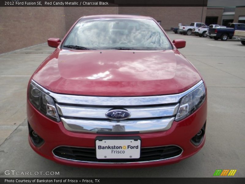 Red Candy Metallic / Charcoal Black 2012 Ford Fusion SE