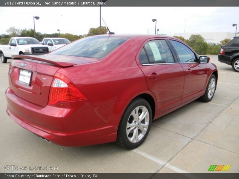 Red Candy Metallic / Charcoal Black 2012 Ford Fusion SE