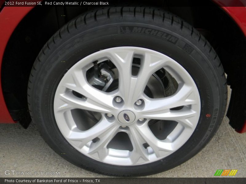 Red Candy Metallic / Charcoal Black 2012 Ford Fusion SE
