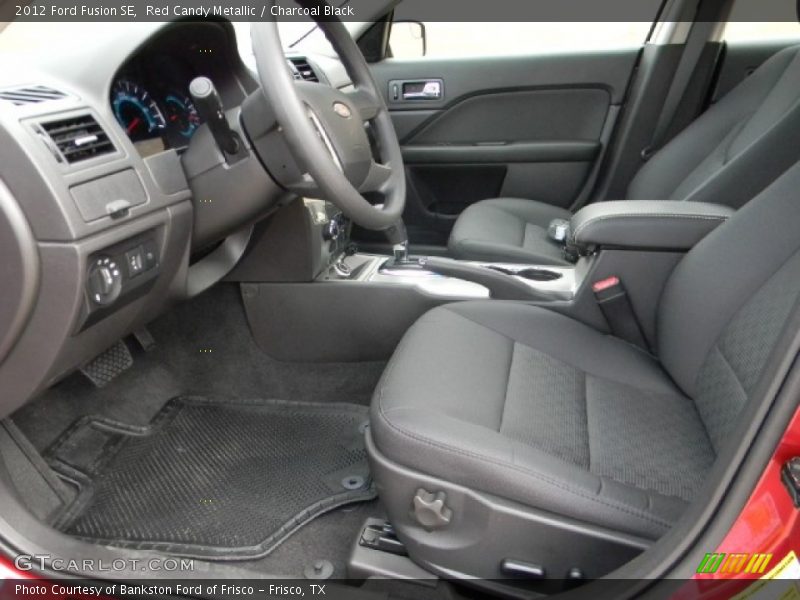 Red Candy Metallic / Charcoal Black 2012 Ford Fusion SE