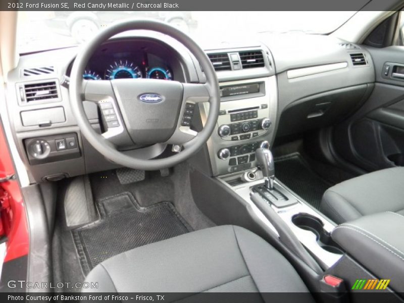 Red Candy Metallic / Charcoal Black 2012 Ford Fusion SE