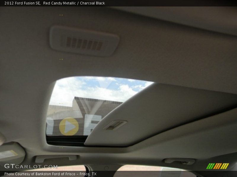 Red Candy Metallic / Charcoal Black 2012 Ford Fusion SE