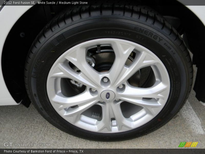 White Suede / Medium Light Stone 2012 Ford Fusion SE