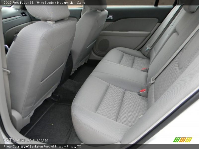 White Suede / Medium Light Stone 2012 Ford Fusion SE