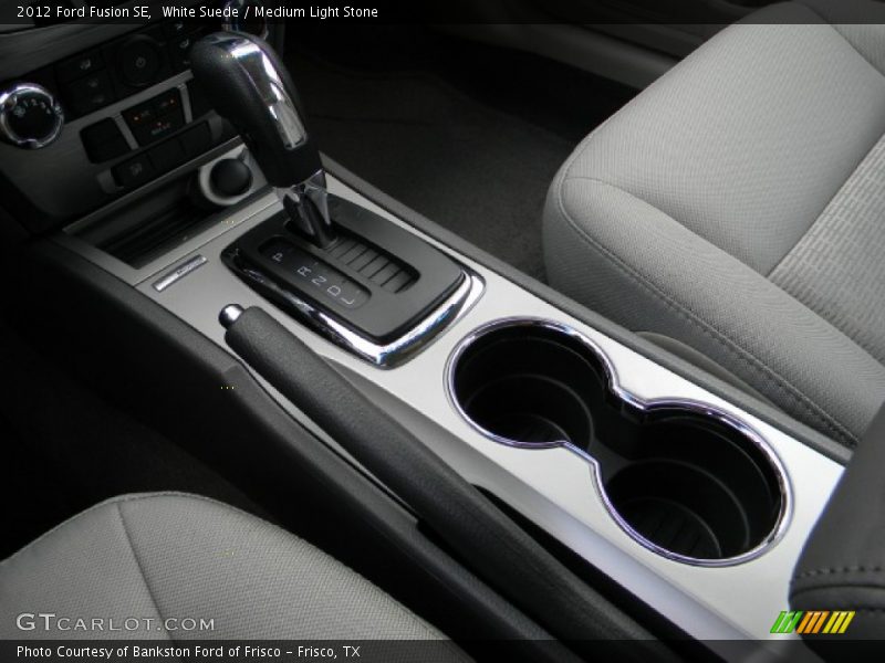White Suede / Medium Light Stone 2012 Ford Fusion SE