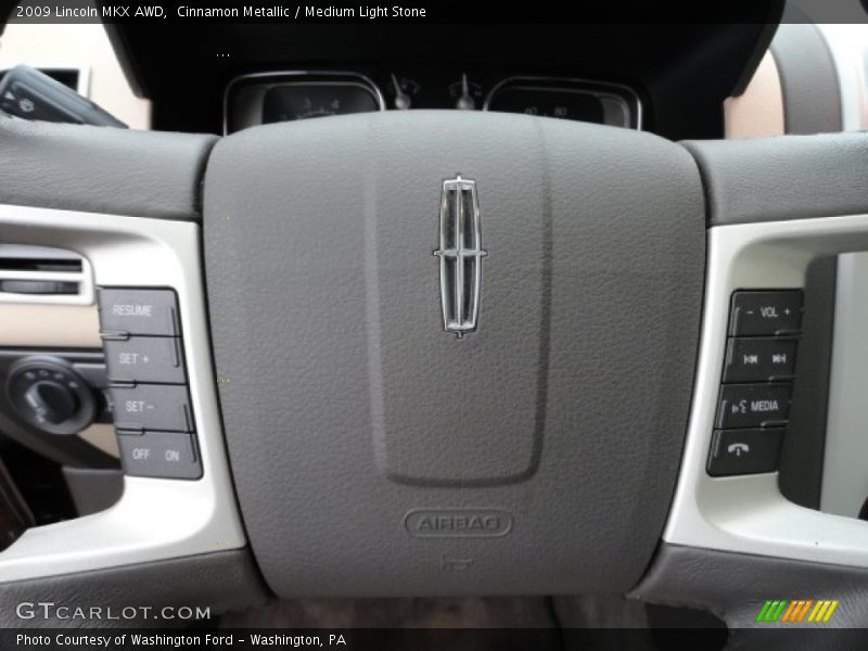 Cinnamon Metallic / Medium Light Stone 2009 Lincoln MKX AWD
