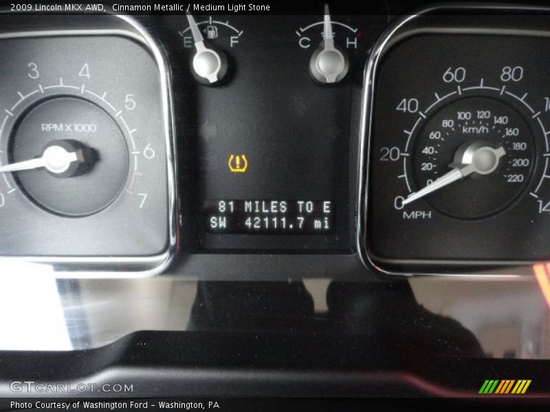 Cinnamon Metallic / Medium Light Stone 2009 Lincoln MKX AWD