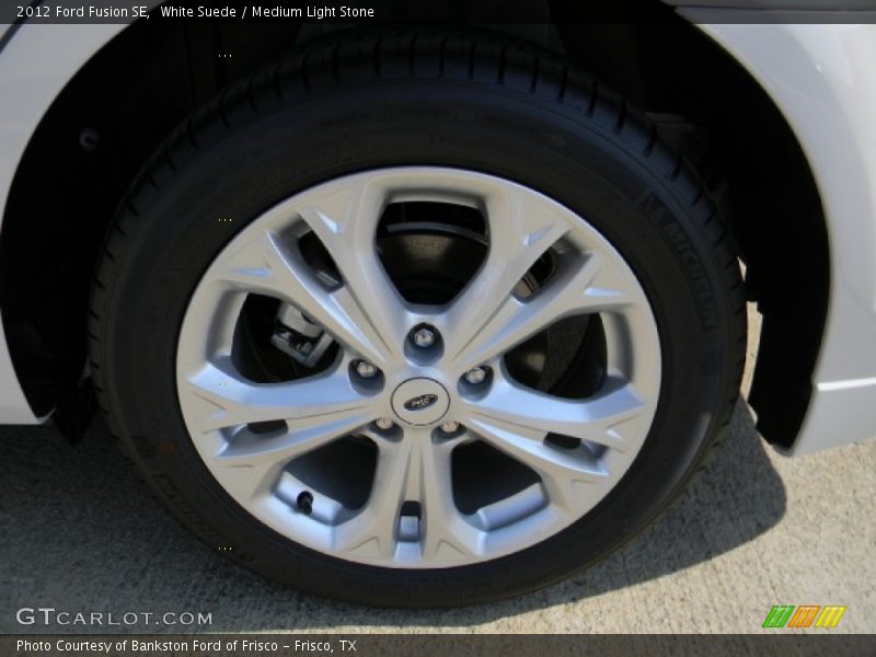White Suede / Medium Light Stone 2012 Ford Fusion SE