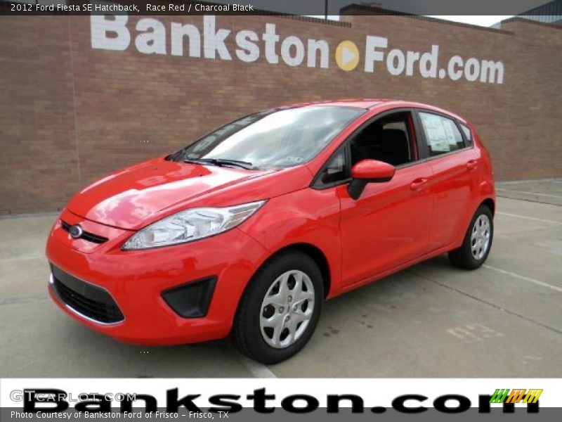 Race Red / Charcoal Black 2012 Ford Fiesta SE Hatchback