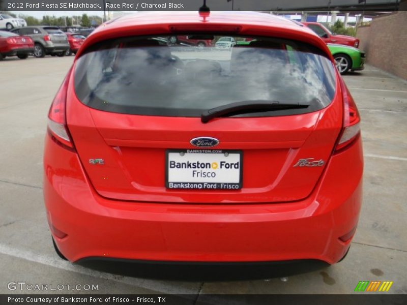 Race Red / Charcoal Black 2012 Ford Fiesta SE Hatchback