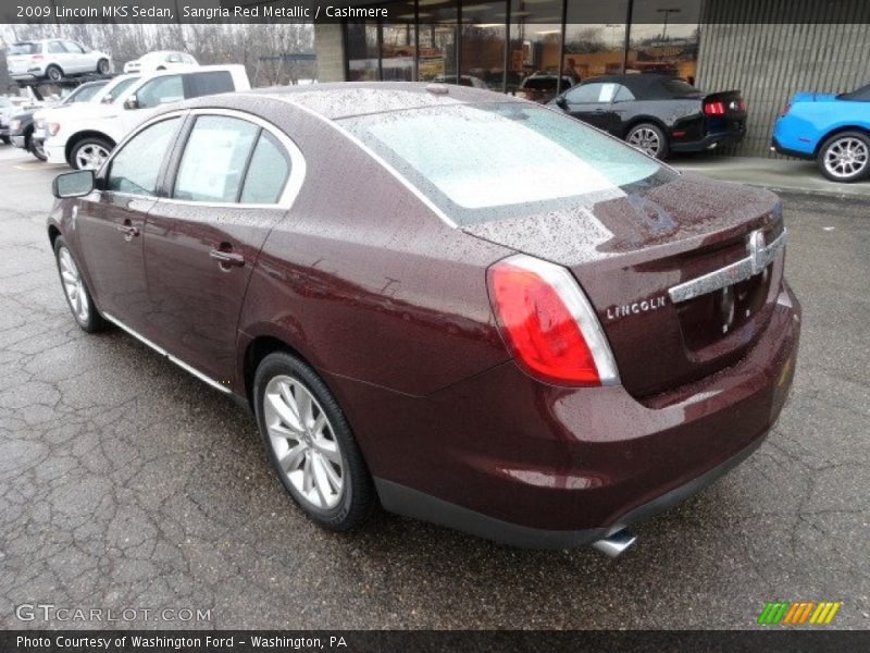 Sangria Red Metallic / Cashmere 2009 Lincoln MKS Sedan