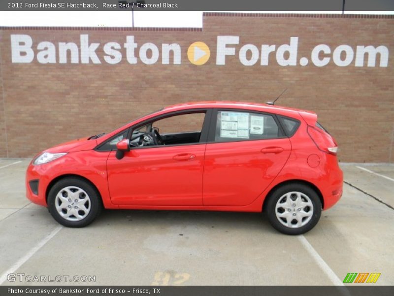Race Red / Charcoal Black 2012 Ford Fiesta SE Hatchback