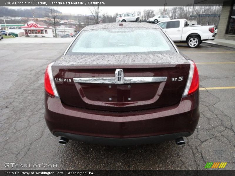 Sangria Red Metallic / Cashmere 2009 Lincoln MKS Sedan