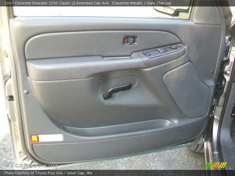 Graystone Metallic / Dark Charcoal 2007 Chevrolet Silverado 1500 Classic LS Extended Cab 4x4