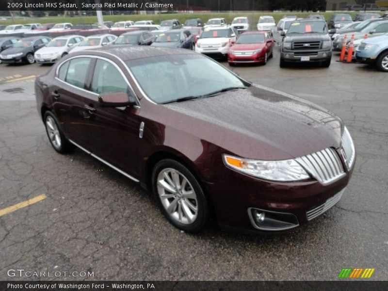 Sangria Red Metallic / Cashmere 2009 Lincoln MKS Sedan