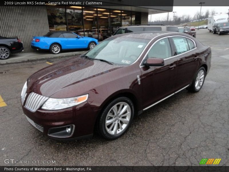 Sangria Red Metallic / Cashmere 2009 Lincoln MKS Sedan