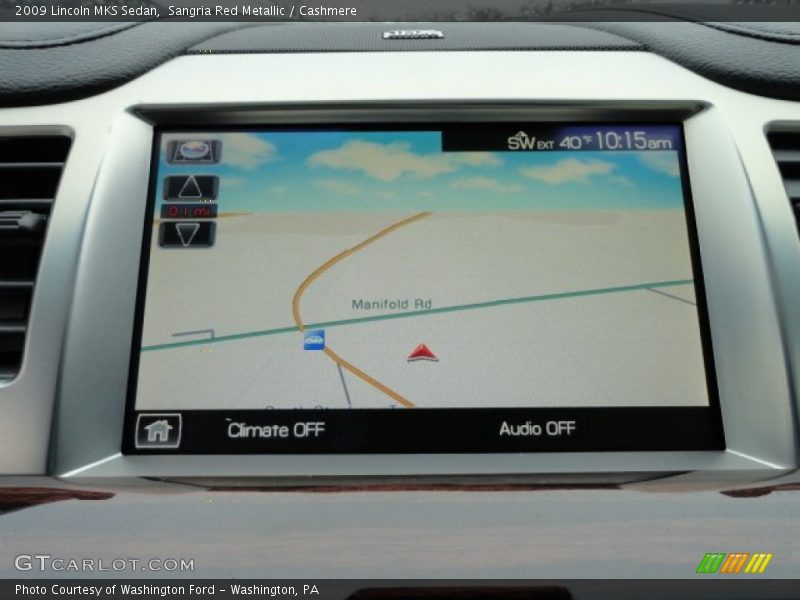 Sangria Red Metallic / Cashmere 2009 Lincoln MKS Sedan