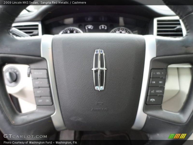 Sangria Red Metallic / Cashmere 2009 Lincoln MKS Sedan