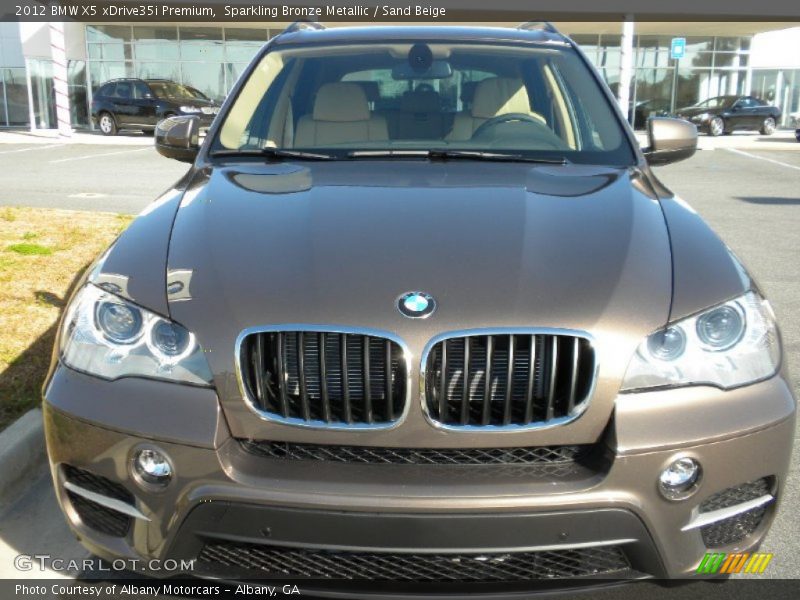 Sparkling Bronze Metallic / Sand Beige 2012 BMW X5 xDrive35i Premium