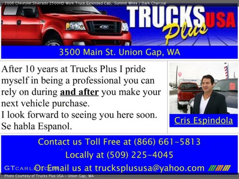 Summit White / Dark Charcoal 2006 Chevrolet Silverado 2500HD Work Truck Extended Cab