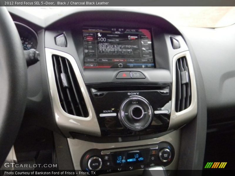 Black / Charcoal Black Leather 2012 Ford Focus SEL 5-Door
