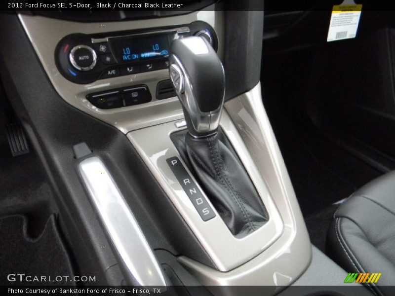 Black / Charcoal Black Leather 2012 Ford Focus SEL 5-Door