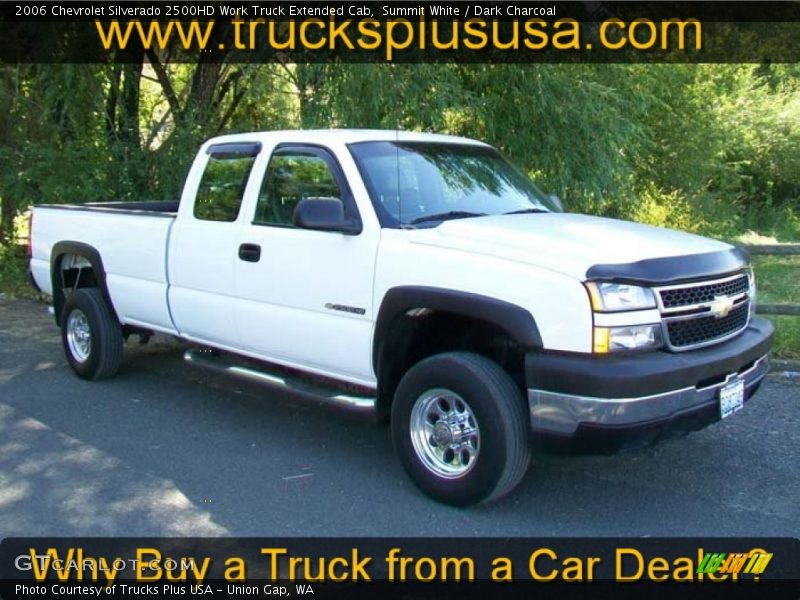 Summit White / Dark Charcoal 2006 Chevrolet Silverado 2500HD Work Truck Extended Cab