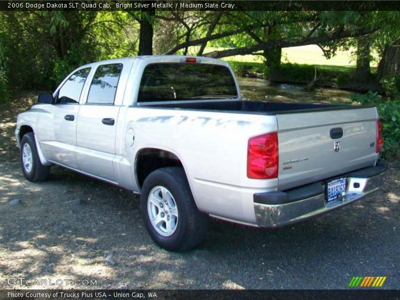 Bright Silver Metallic / Medium Slate Gray 2006 Dodge Dakota SLT Quad Cab