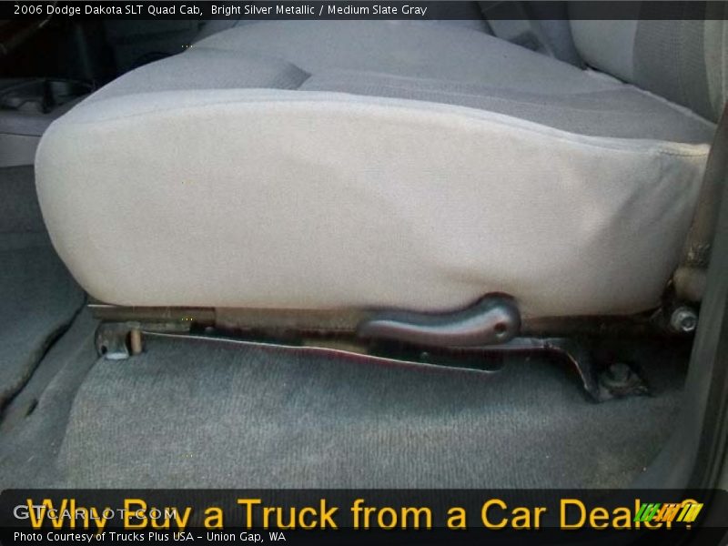 Bright Silver Metallic / Medium Slate Gray 2006 Dodge Dakota SLT Quad Cab