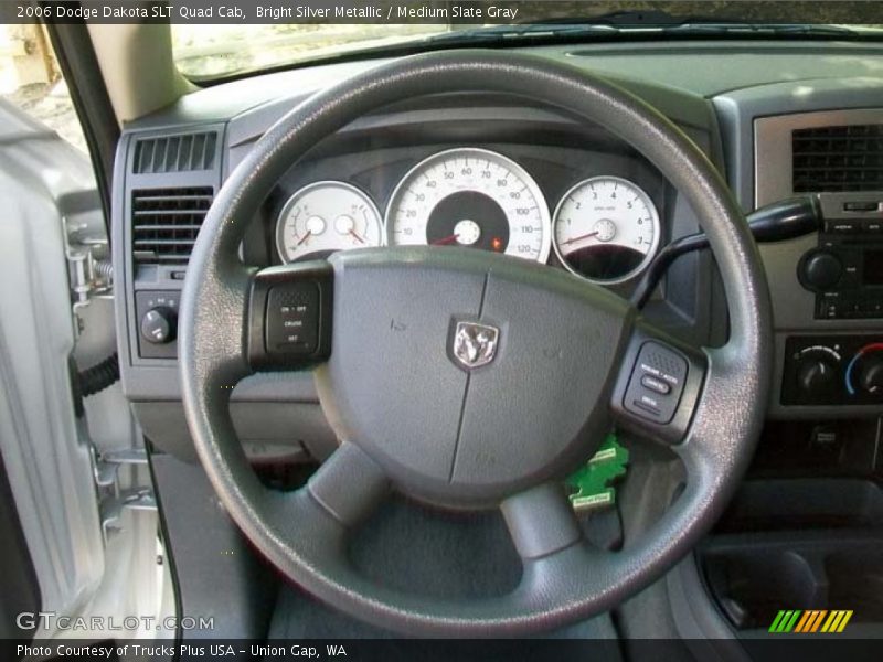 Bright Silver Metallic / Medium Slate Gray 2006 Dodge Dakota SLT Quad Cab