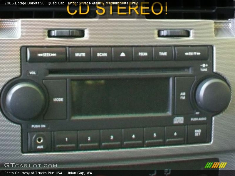 Bright Silver Metallic / Medium Slate Gray 2006 Dodge Dakota SLT Quad Cab
