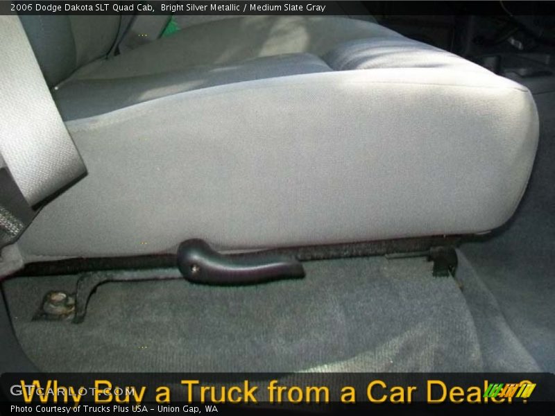 Bright Silver Metallic / Medium Slate Gray 2006 Dodge Dakota SLT Quad Cab