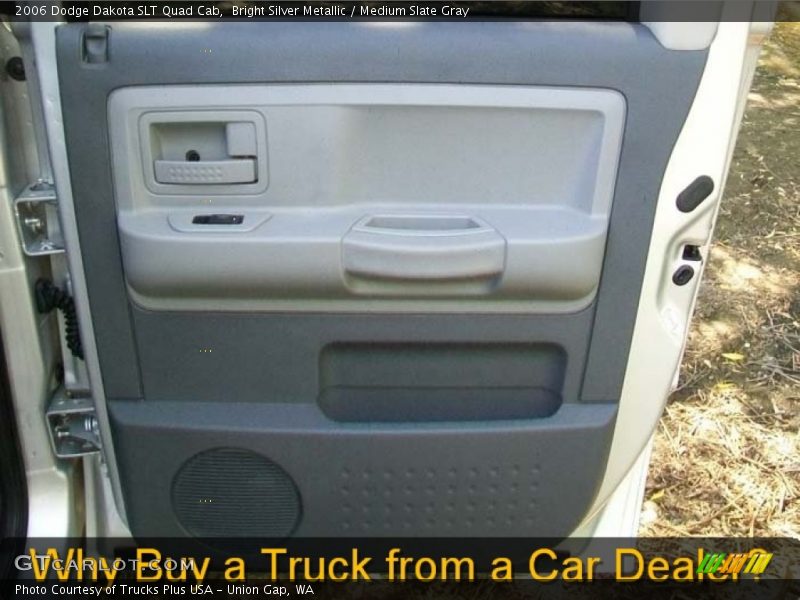 Bright Silver Metallic / Medium Slate Gray 2006 Dodge Dakota SLT Quad Cab
