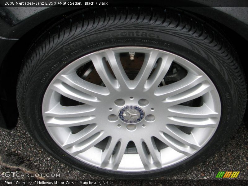 Black / Black 2008 Mercedes-Benz E 350 4Matic Sedan