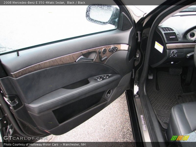 Black / Black 2008 Mercedes-Benz E 350 4Matic Sedan