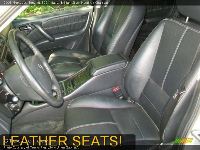 Brilliant Silver Metallic / Charcoal 2003 Mercedes-Benz ML 500 4Matic
