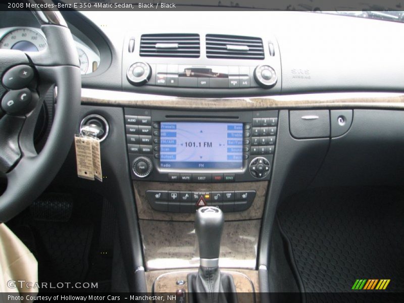 Black / Black 2008 Mercedes-Benz E 350 4Matic Sedan