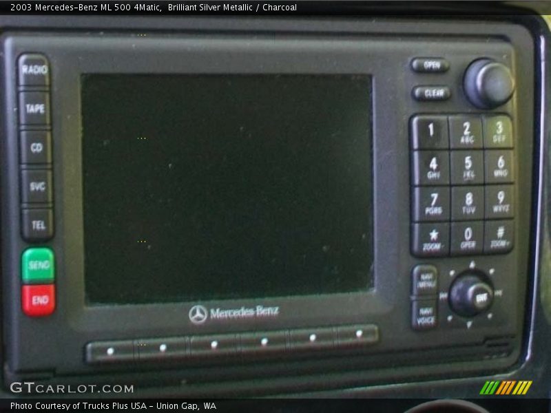 Brilliant Silver Metallic / Charcoal 2003 Mercedes-Benz ML 500 4Matic