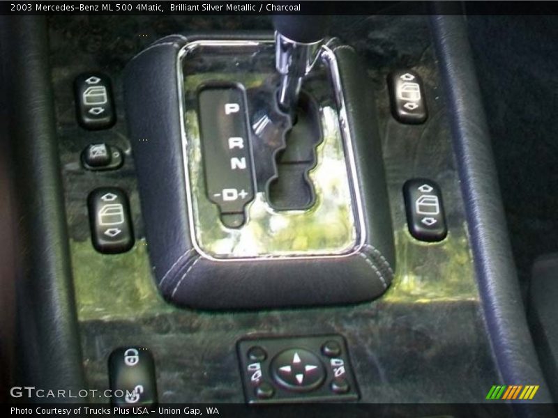 Brilliant Silver Metallic / Charcoal 2003 Mercedes-Benz ML 500 4Matic